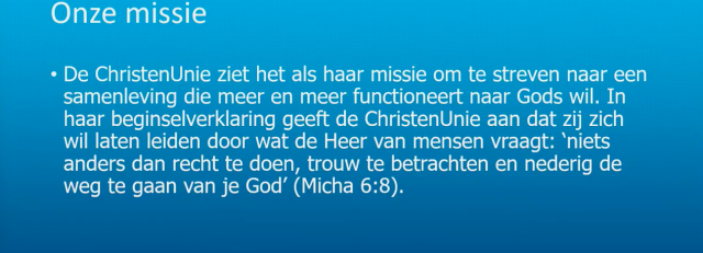 Onze missie Gebedsavond